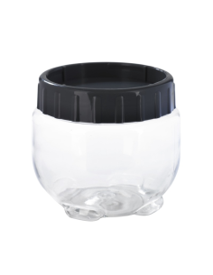 36 Pcs - Bocal Bokolock en PET - 550 ml, Ø 100 mm, Hauteur: 90 mm, réutilisable