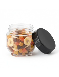 36 Pcs - Bocal Bokolock en PET - 550 ml, Ø 100 mm, Hauteur: 90 mm, réutilisable 2