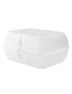 24 Pcs - Boite burger réemployable transparente - 160x130, Hauteur: 90 mm