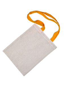 20 Pcs - Tote bag à anses jaunes 10x230mm H300mm