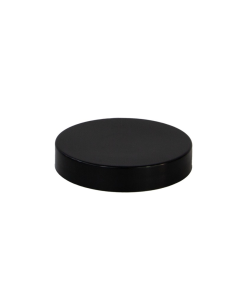 225 Pcs - Couvercle plat noir en plastique PP - Ø69 mm, Hauteur: 14 mm