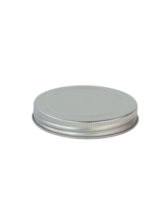 80 Pcs - Couvercle plat en aluminium à visser - Ø89 mm, Hauteur: 16 mm