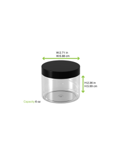 225 Pcs - Bocal Bokotwist PET réutilisable - 180 ml, Ø69 mm, Hauteur: 60 mm 2