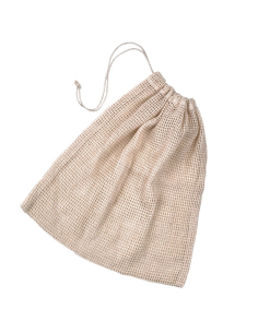 50 Pcs - Sac en filet coton naturel avec fermeture en cordelette 300mm H340mm