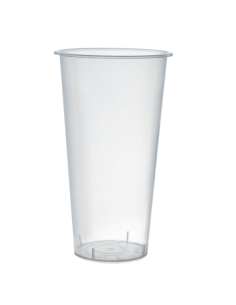 25 Pcs - Gobelet Bubble Tea Transparent - 580 ml, Hauteur: 155 mm