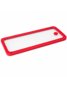 6 Pcs - Couvercle GN 1/3 verre trempé et silicone avec 2 bouchons silicone 325x172mm H17mm