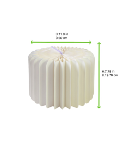 6 Pcs - Presentoir blanc pliable avec plateau en acrylique H200mm 2