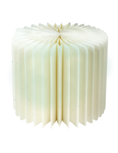 6 Pcs - Presentoir blanc pliable avec plateau en acrylique H400mm