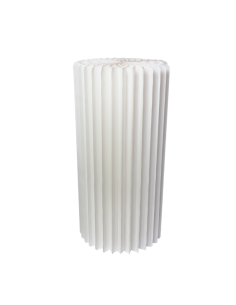 1 Pcs - Table blanche illuminé et pliable avec plateau en acrylique H1000mm