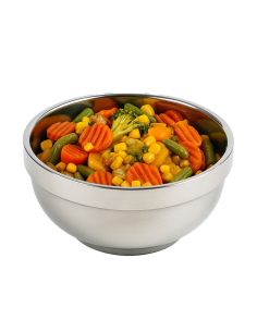 20 Pcs - Bol de préparation NoxBox en inox - 500 ml, Ø 140 mm, Hauteur: 70 mm 2