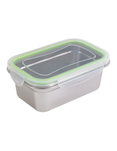 6 Pcs - Boîte repas rectangulaire NoxBox - 1000 ml, 193x125 mm, Hauteur: 70 mm