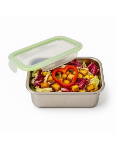 6 Pcs - Boîte repas rectangulaire NoxBox - 1000 ml, 193x125 mm, Hauteur: 70 mm 2