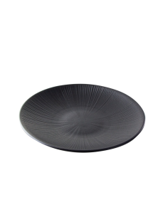 12 Pcs - Assiette noire ré-employable Black Phoenix - Hauteur: 28 mm, Durable