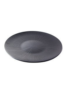 8 Pcs - Assiette réemployable noire Black Phoenix - Hauteur: 35,5 mm
