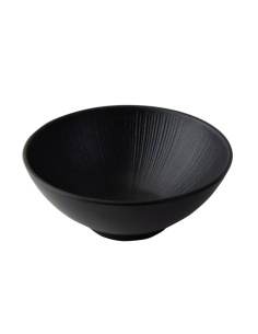 12 Pcs - Bol noir réutilisable Black Phoenix - 500 ml, Hauteur: 62,5 mm