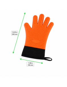 2 Pcs - Gants en silicone pour four 340x190mm 2