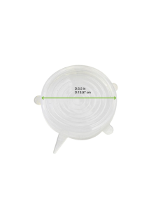 40 Pcs - Couvercle en silicone Ø130mm - H22 mm, 140x140 mm, idéal pour conservation 2