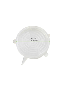 30 Pcs - Couvercle en silicone Ø185 mm - 195x195 mm, Hauteur: 23 mm 2