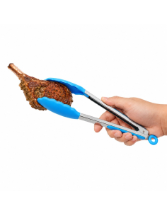 5 Pcs - Pince de cuisine en acier inoxydable avec embouts en silicone 340 2