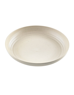 12 Pcs - Assiette réemployable Huskly Beige - Ø198 mm, Hauteur: 30 mm