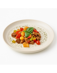 6 Pcs - Assiette Huskly réemployable beige - Ø250 mm, Hauteur: 30 mm 2