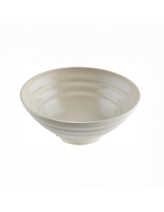 12 Pcs - Bol réemployable composite beige - 1300 ml, Ø210 mm, Hauteur: 80 mm