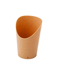 10 Pcs - Etui à Wrap réutilisable Kraft - Ø80 mm, Hauteur: 118 mm, 6 trous de ventilation