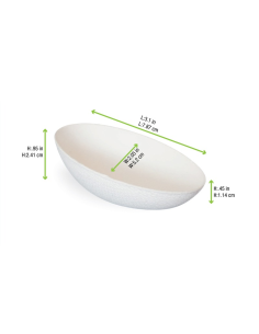 12 Pcs - Mise en bouche pulpe "Eggster" - 5,5 x 8 x 8 cm, parfait pour présentation 2