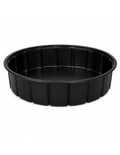 300 Pcs - Saladier plastique rond noir - 1000 ml,...