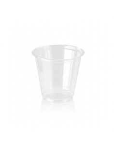 50 Pcs - Pot PET transparent - 150 ml, Diam: 7,4 cm,...