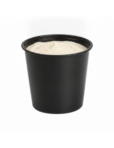 100 Pcs - Pot plastique PP noir rond - 150 ml, Diam: 7... 2