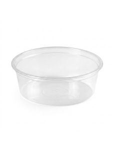 100 Pcs - Boîte ronde PP transparente - 200 ml, Diam:...