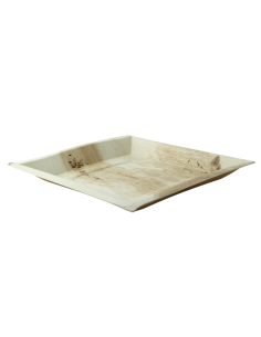 8 Pcs - Assiette palmier carrée "Areca" - 24,5 cm,...