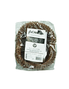 100 Pcs - Caissette papier de cuisson ovale brune - 16 x... 2