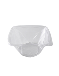 100 Pcs - Saladier PET carré transparent - 1000 ml, 20 cm...