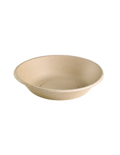 25 Pcs - Bol pulpe brun 410 ml - Diam: 16 cm, Hauteur:...