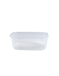 1000 Pcs - Boîte plastique PP rectangulaire - 250 ml, 11...
