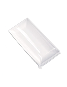 50 Pcs - Couvercle PET transparent "BioNchic" - 18 x 9...