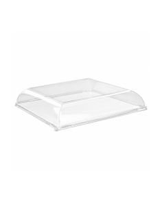 100 Pcs - Couvercle PET transparent "BioNchic" - 18,1 x...
