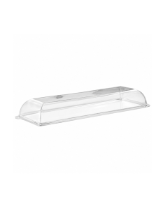 100 Pcs - Couvercle PET transparent "BioNchic" - 27,5 x 9...