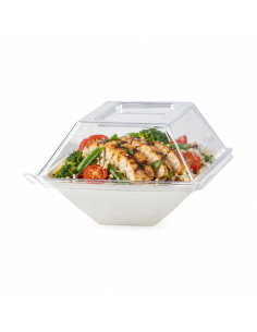 50 Pcs - Couvercle PET transparent - 13,2 x 8,8 cm,... 2