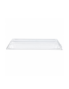 50 Pcs - Couvercle PET transparent - 26,2 x 13,2 cm x 3,3 cm