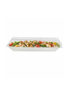 50 Pcs - Couvercle PET transparent - 26,2 x 13,2 cm x 3,3 cm 2