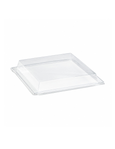 100 Pcs - Couvercle PET transparent "Atlas" - 27,5 x 26,5...