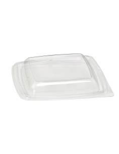 Couvercle dôme plastique transparent 19,5 x 19,5 x 3 cm -...