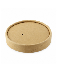 50 Pcs - Couvercle carton kraft - Diam: 9 cm x 1,5 cm