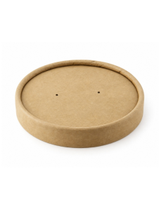 50 Pcs - Couvercle carton kraft - Diam: 9,7 cm x 1,5 cm,...