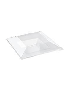 60 Pcs - Couvercle PET transparent - 22 x 22 cm x 4 cm
