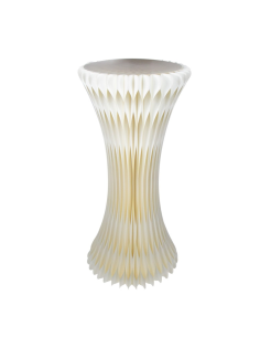 1 Pcs - Tour blanche illuminé et pliable avec plateau en...