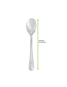 50 Pcs - Cuillère à soupe inox - 159 mm x 32 mm x 18 mm 2